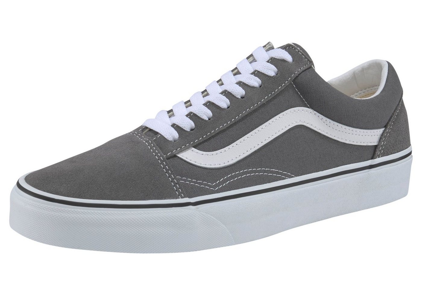 Vans Old Skool Sneaker aus textilem Canvas-Material (grau)