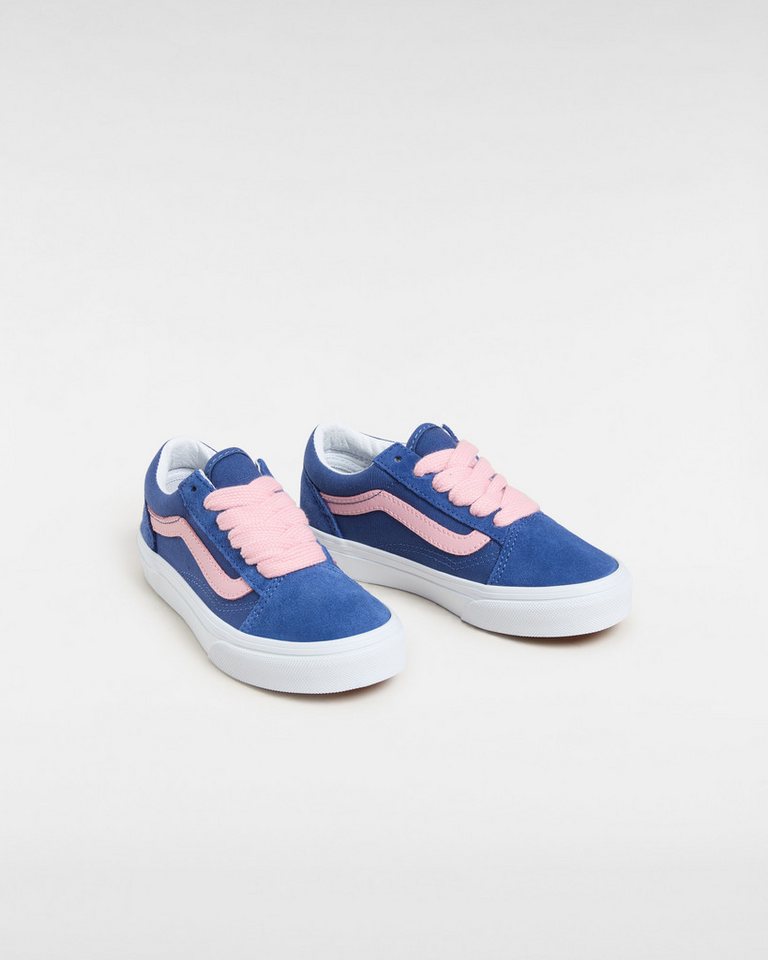 Vans Old Skool Sneaker für Kinder und Jugendliche (blau/rosa)