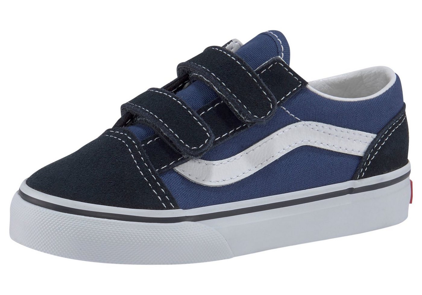 Vans Old Skool Sneaker mit Klettverschluss für Kleinkinder (blau)