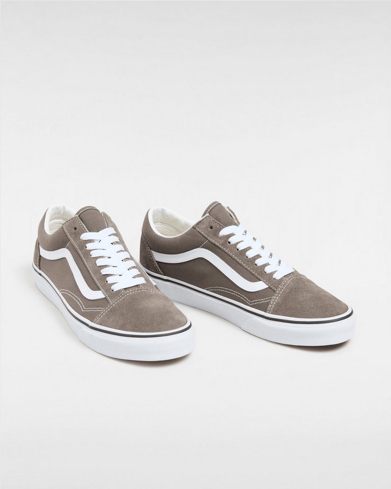 Vans Old Skool Sneaker mit kontrastfarbenem Logo an der Ferse