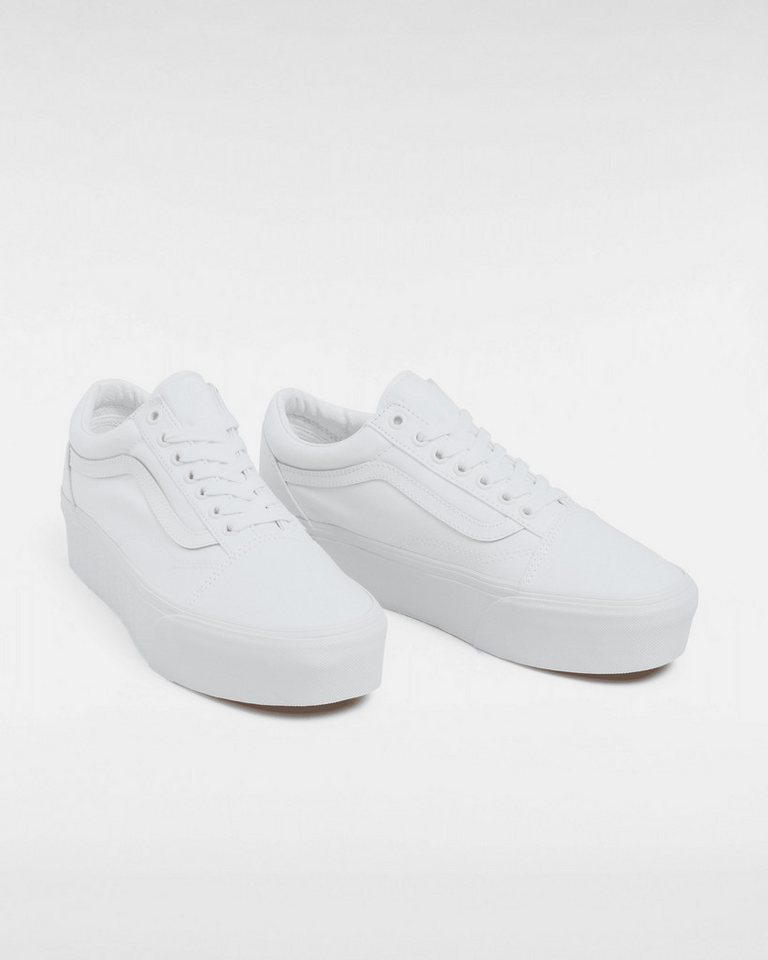 Vans Old Skool Stackform Plateausneaker (weiß)