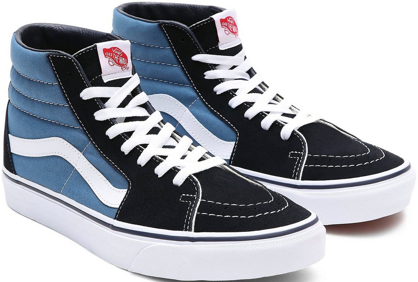 Vans SK8-Hi Sneaker aus textilem Canvas-Material (blau)