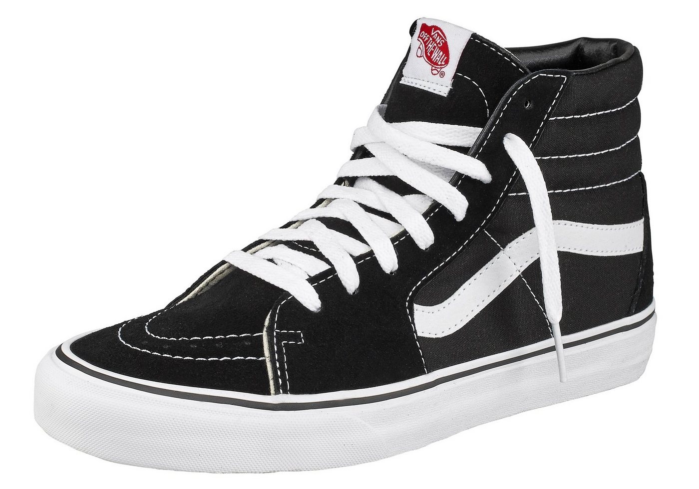 Vans SK8-Hi Sneaker aus textilem Canvas-Material (schwarz)