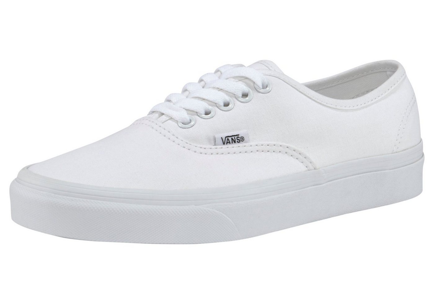 Vans UA Authentic Sneaker aus textilem Canvas-Material (weiß)