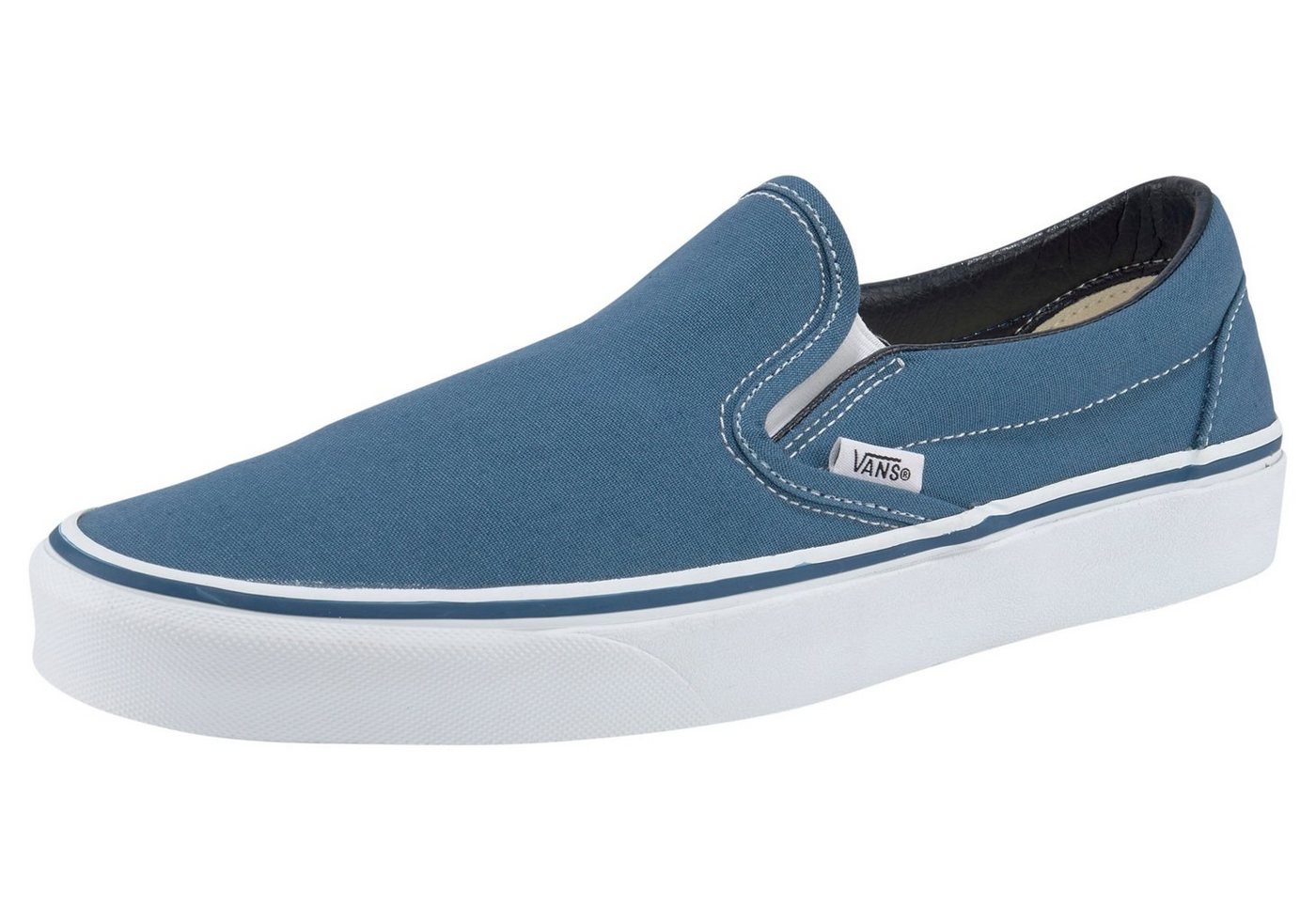 Vans UA Classic Slip-On Slip-On Sneaker aus textilem Canvas-Material (blau)