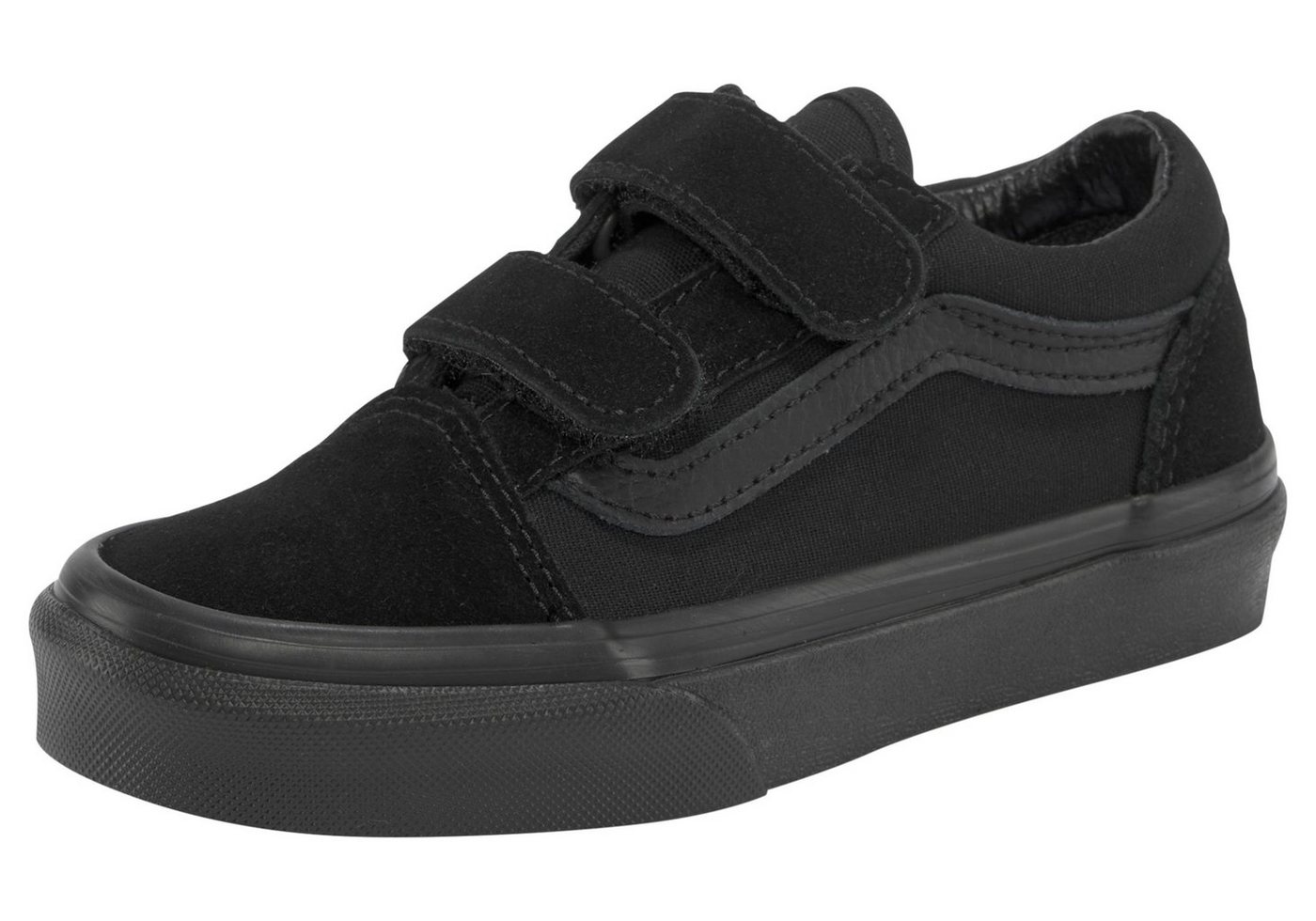 Vans UY Old Skool V Sneaker mit klassischer Logo-Flag (schwarz)