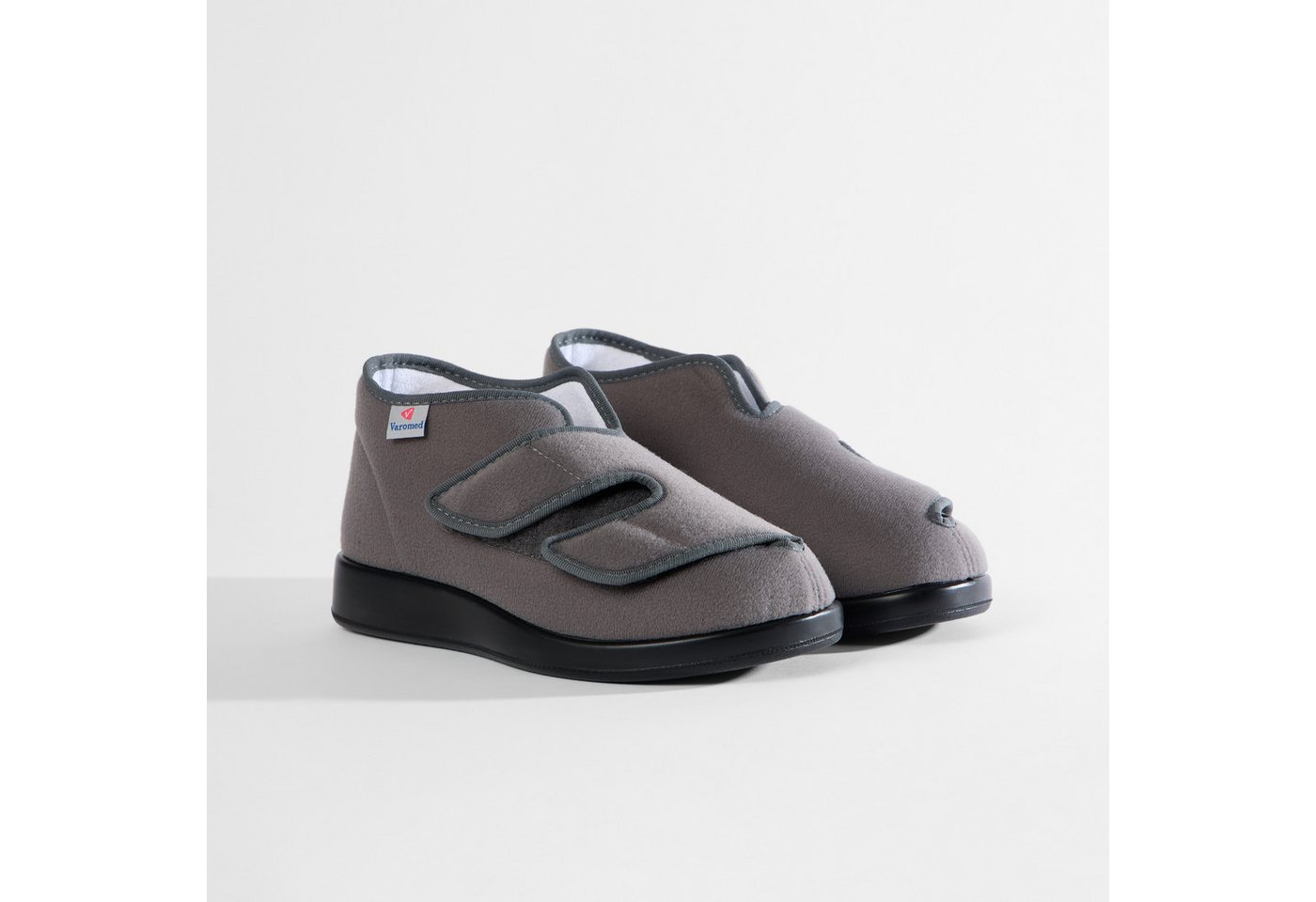 Varomed Genua Gesundheitsschuhe Damen & Herren Hausschuh (grau)