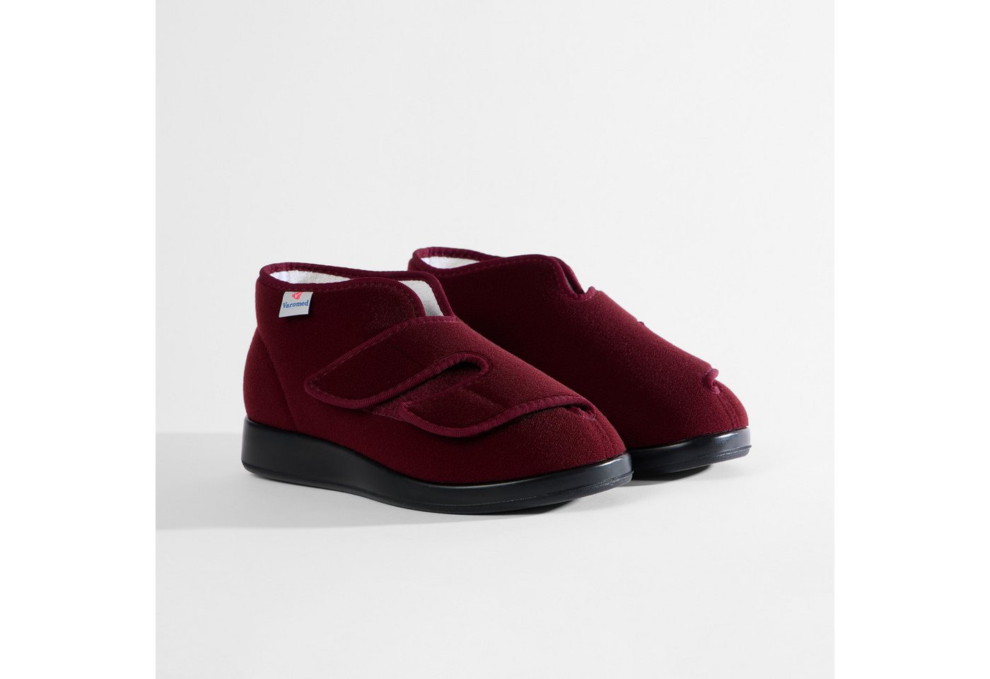 Varomed Genua Gesundheitsschuhe Damen & Herren Hausschuh (rot)