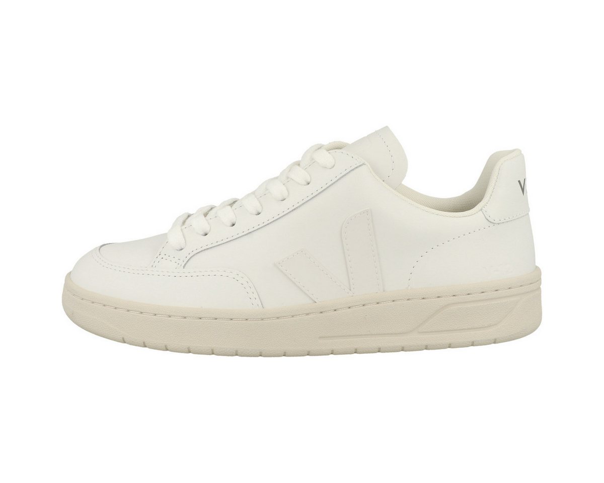 Veja V-12 Leather Damen Sneaker Turnschuhe, Sportschuhe, Freizeitschuhe, Halbschuhe, Schnürschuhe