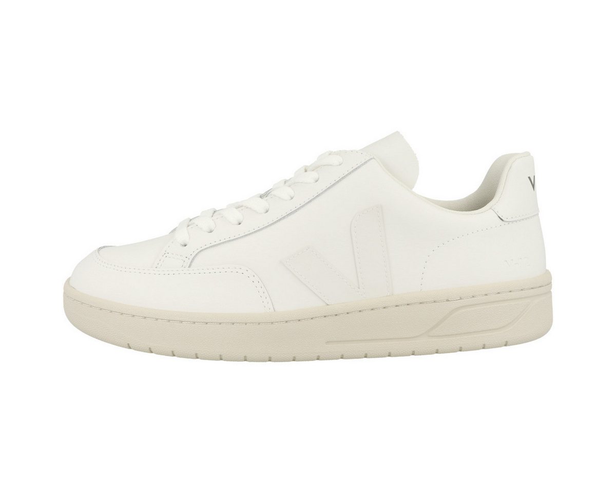 Veja V-12 Leather Herren Sneaker Turnschuhe, Sportschuhe, Freizeitschuhe, Halbschuhe, Schnürschuhe
