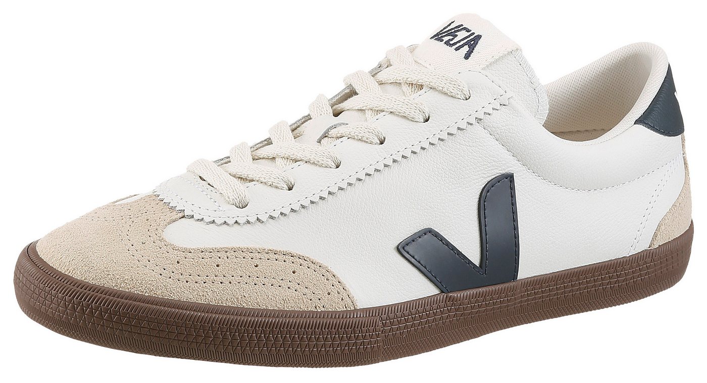 Veja Volley Sneaker Freizeitschuh, Halbschuh, Schnürschuh mit gepolstertem Schaftrand