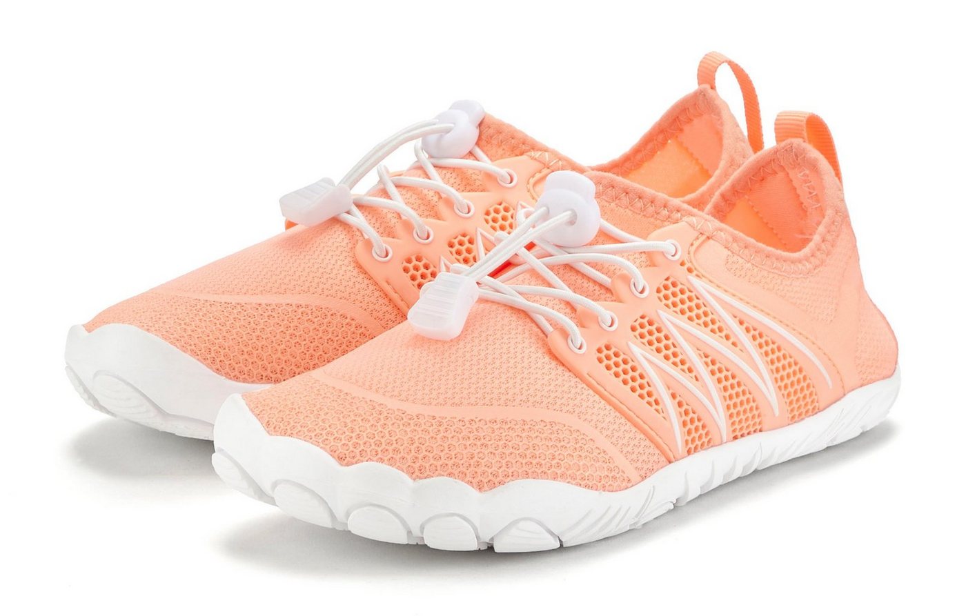 VENICE BEACH Badelatsche, Badeschuhe, Badeschlappe, Wasserschuh, leichter Slipper Aquaschuh mit elastischen Bändern, schnelltrocknend, ultraleicht VEGAN
