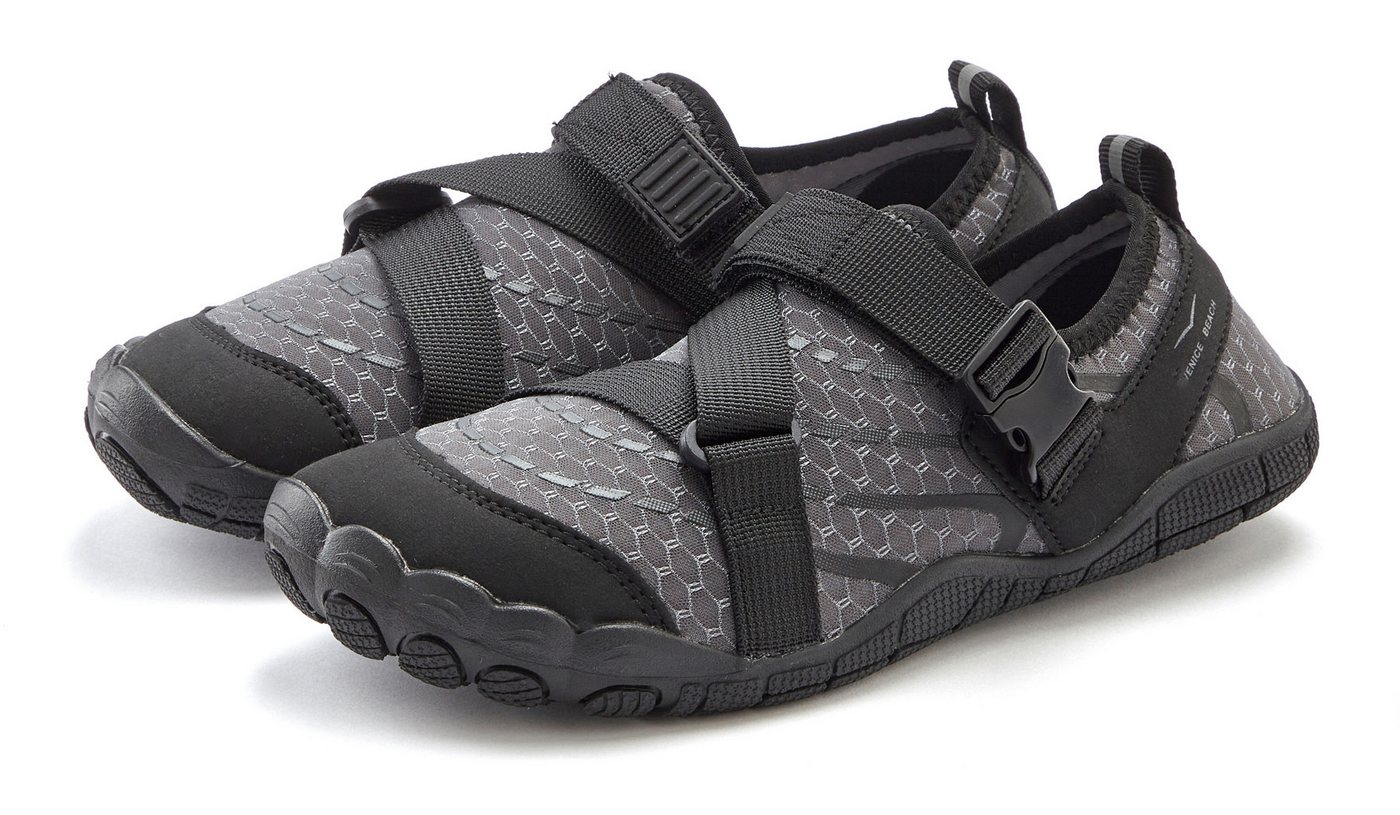 VENICE BEACH Badelatsche, Badeschuhe, Badeschlappe, Wasserschuh, leichter Slipper Aquaschuh schnelltrocknend mit ultraleichter Sohle VEGAN