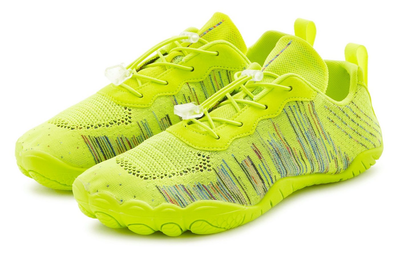 VENICE BEACH Badeschuh, Slipper, Wasserschuh Aquaschuh mit elastischen Bändern für schnelles Reinschlüpfen, Unisex VEGAN