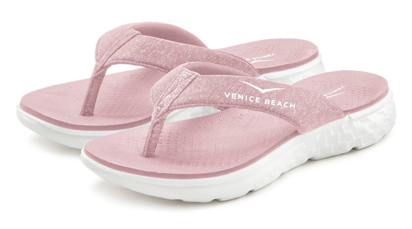 VENICE BEACH Sandale, Pantolette Badezehentrenner Zehentrenner, Badeschuh ultraleicht im sportiven Look VEGAN