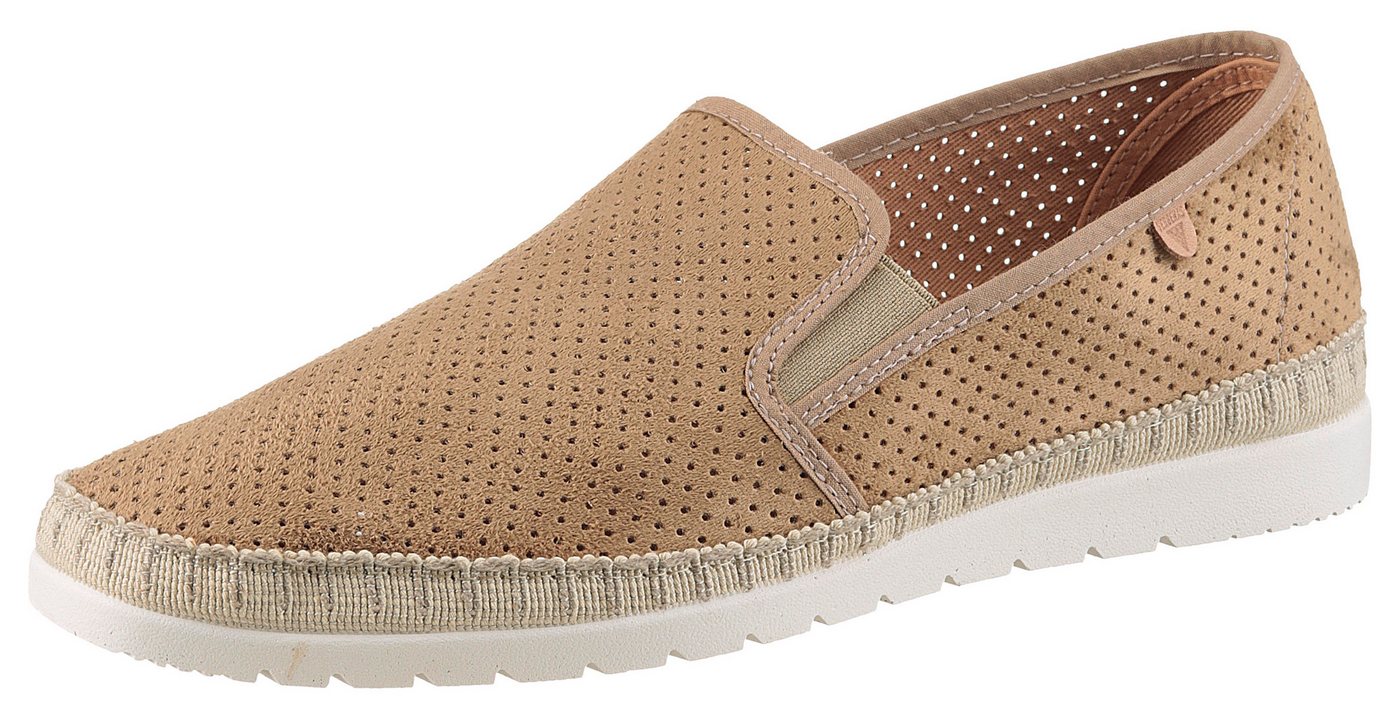 Verbenas Boris Hole Gallery Slipper Espadrilles, Sommerschuh, Freizeitschuh mit luftiger Perforierung