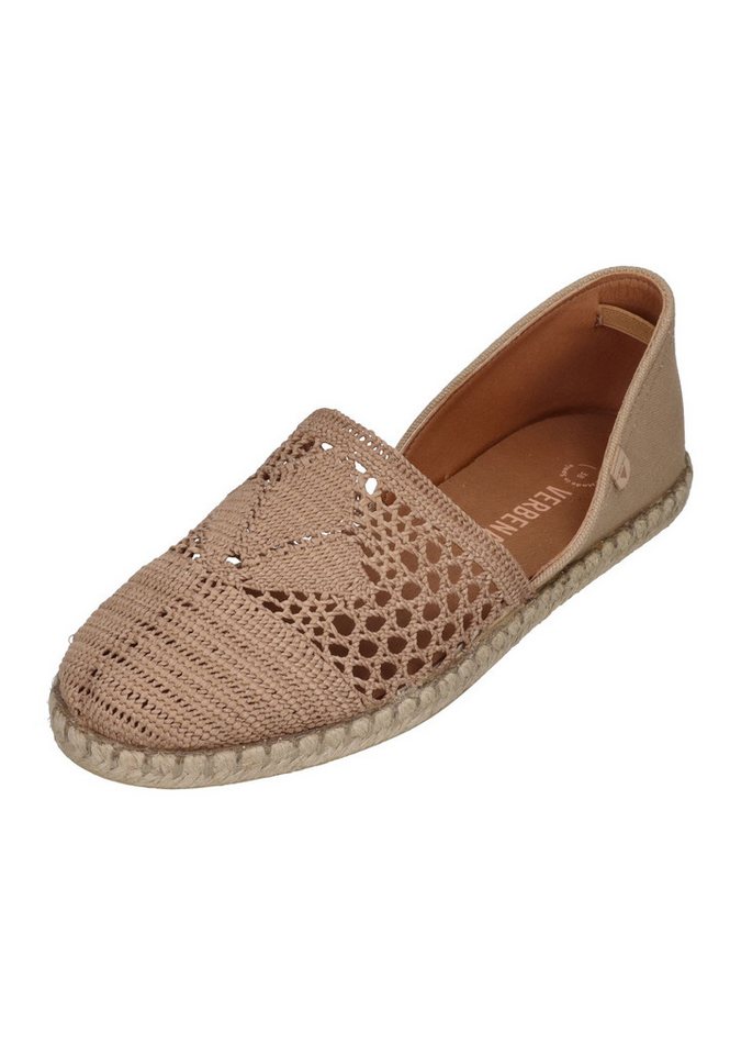 Verbenas CARMEN CROCHET LINO PARIS Espadrille Piedra