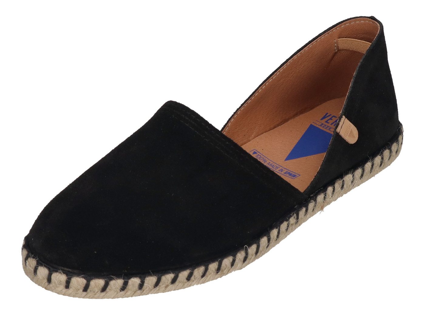 Verbenas CARMEN Espadrille Serraje Negro