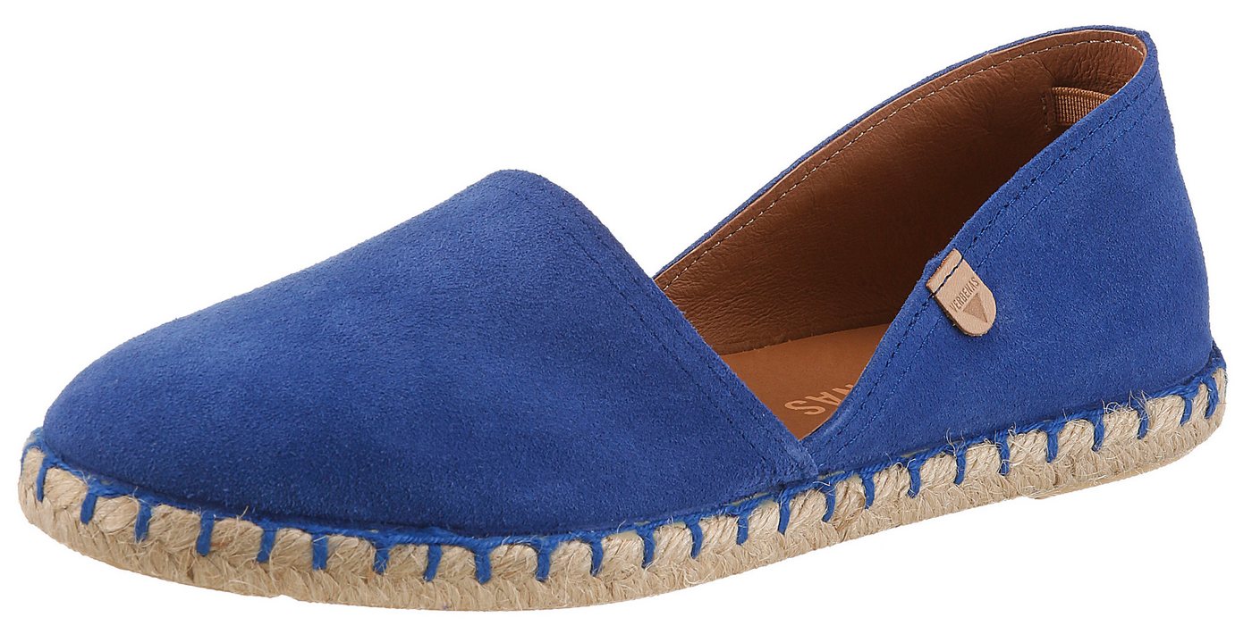 Verbenas CARMEN SERRAJE Espadrille, Schlupfschuh, Sommerschuh, Loafer mit typischem Jute-Rahmen (blau)