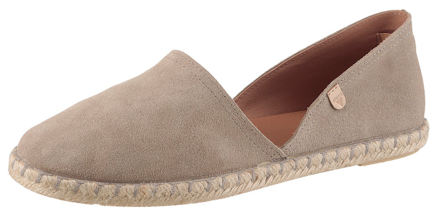 Verbenas CARMEN SERRAJE Espadrille, Schlupfschuh, Sommerschuh, Loafer mit typischem Jute-Rahmen (braun)