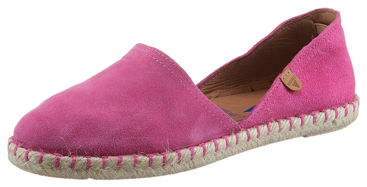 Verbenas CARMEN SERRAJE Espadrille, Schlupfschuh, Sommerschuh, Loafer mit typischem Jute-Rahmen (rosa)