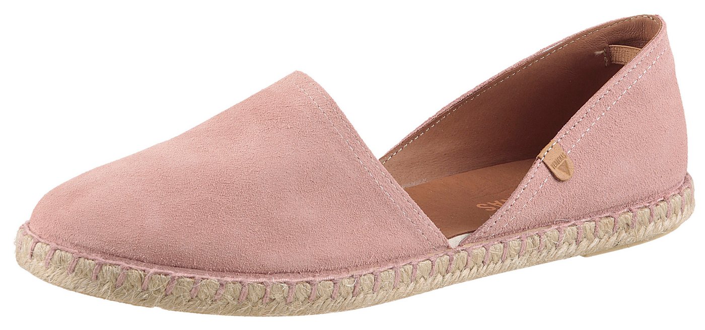 Verbenas CARMEN SERRAJE Espadrille Sommerschuh, Schlappen mit Jute-Rahmen (rosa)