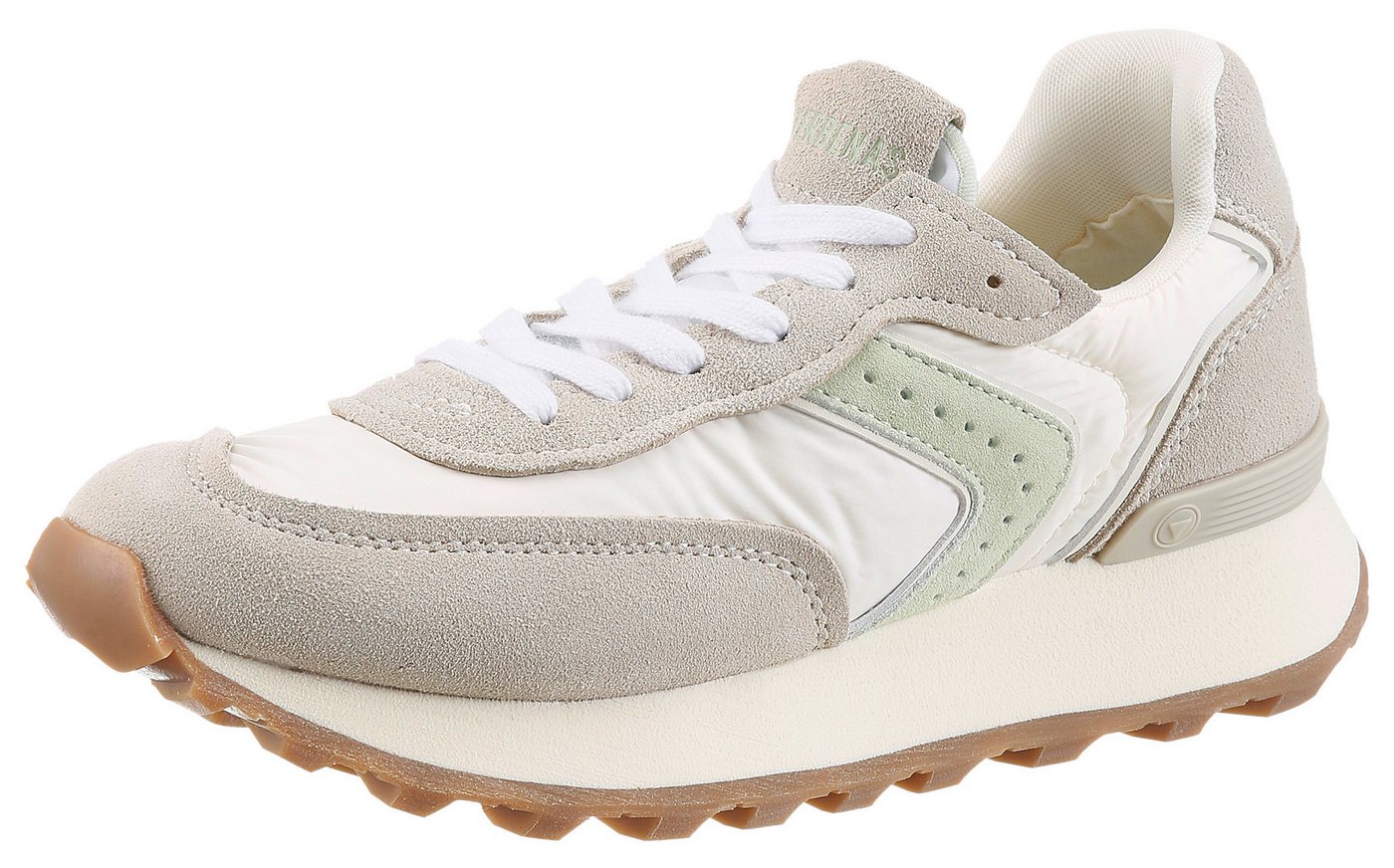 Verbenas CLODETTE TESSALI Plateausneaker Freizeitsneaker, Schnürschuh, Halbschuh mit Profilsohle (ivory kombiniert)