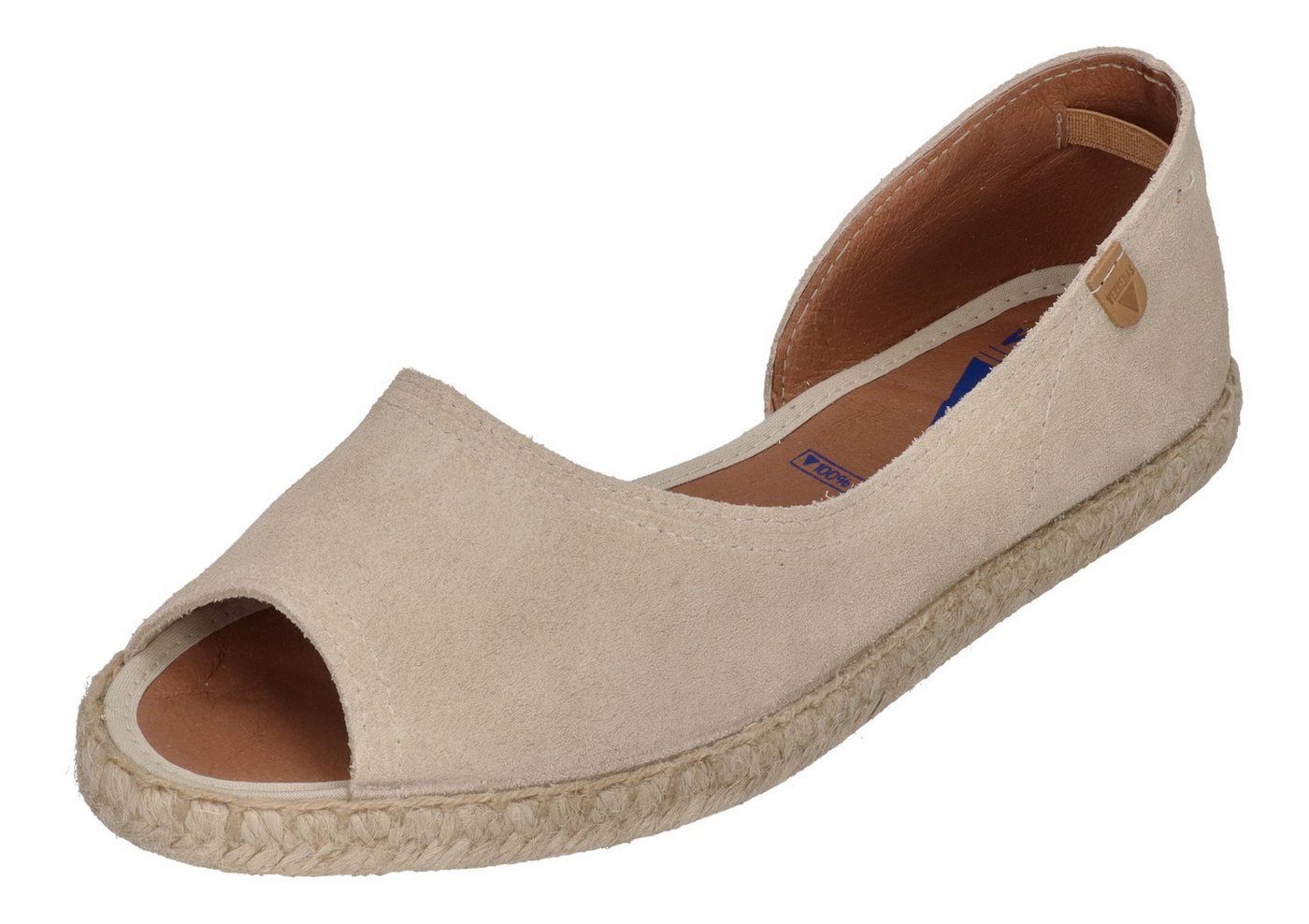 Verbenas CRUZ Espadrille Serraje Crudo