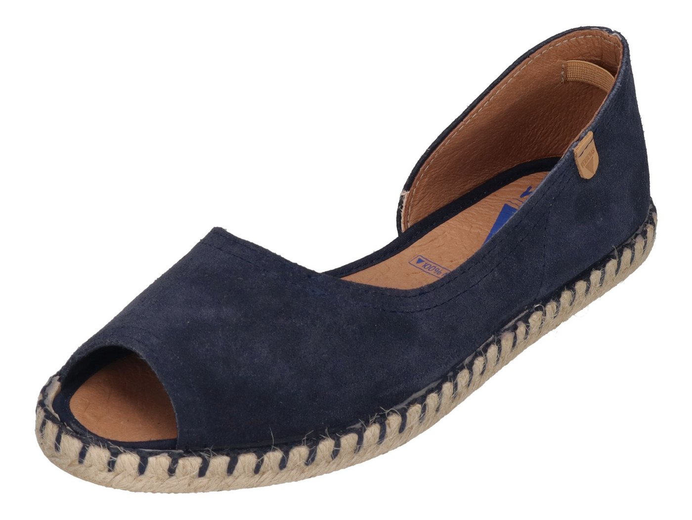 Verbenas CRUZ Espadrille Serraje Marino