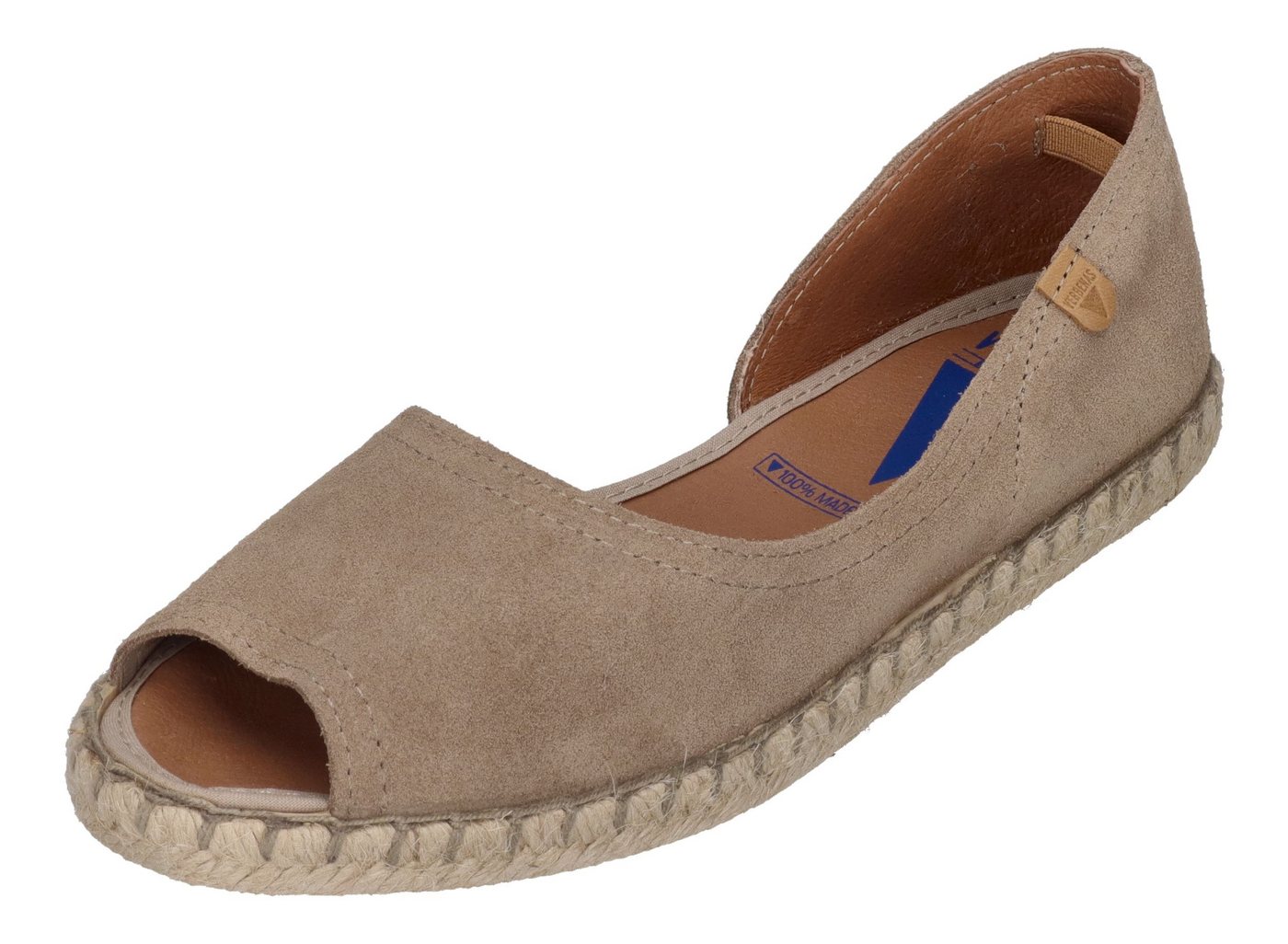 Verbenas CRUZ Espadrille Serraje piedra