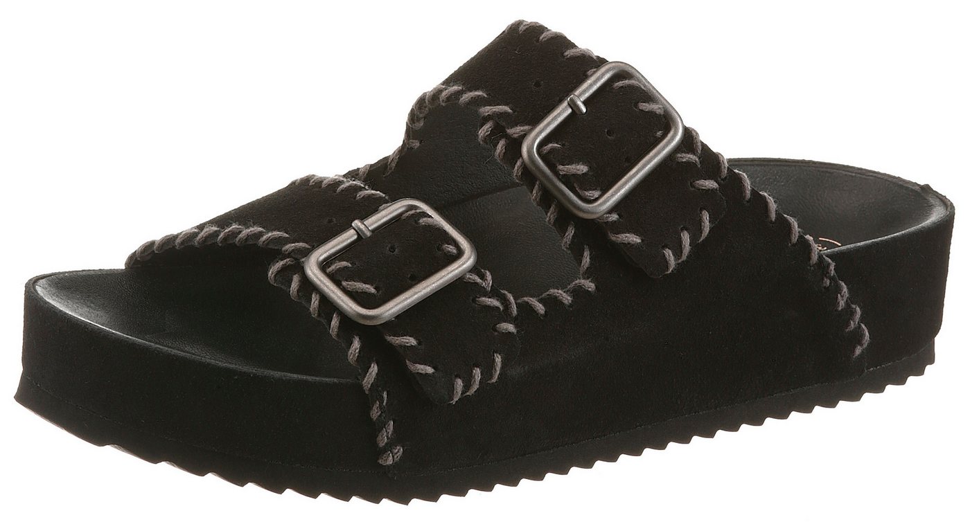 Verbenas ELENA SERRAJE PASADO Pantolette Sommerschuh, Hausschuh, Strandschuh mit zwei verstellbaren Schnallen