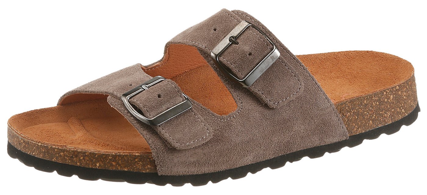 Verbenas LUKE SERRAJE Pantolette Sommerschuh, Hausschuh, Strandschuh, Urlaubsschuh mit zwei Riemen