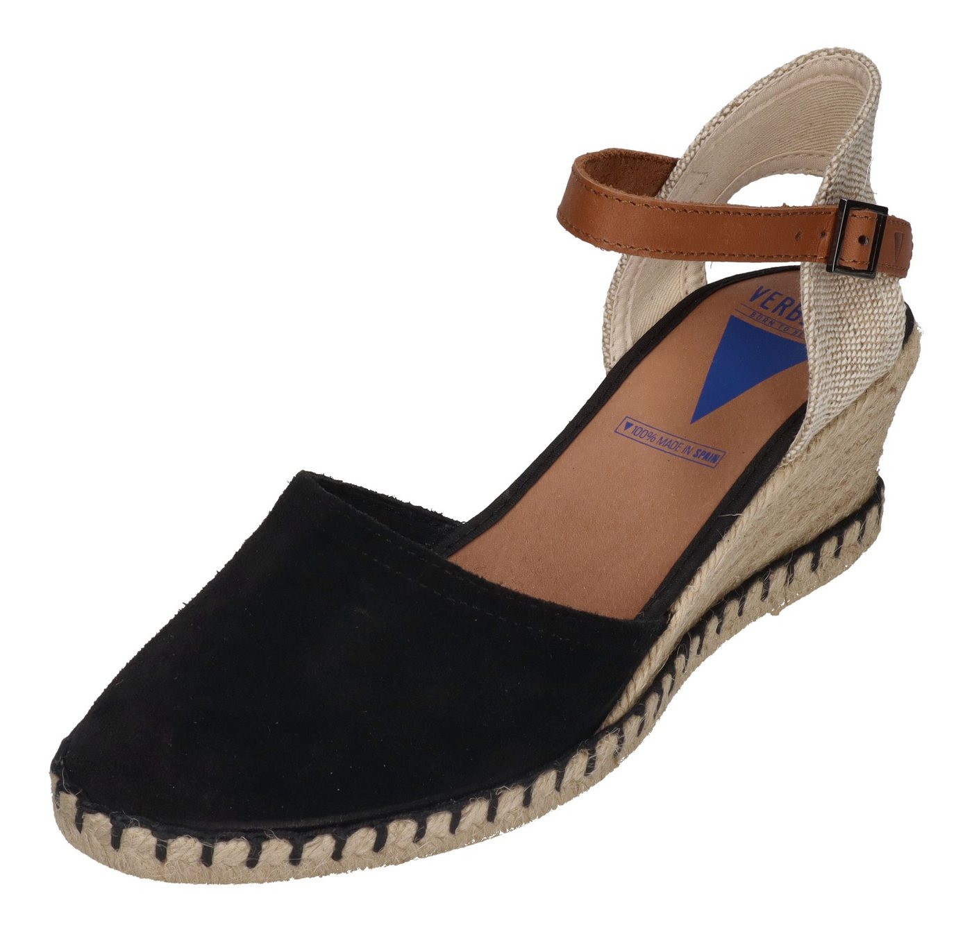 Verbenas MALENA Sandalette Serraje Negro