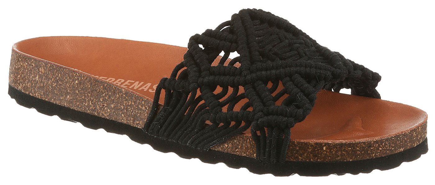 Verbenas Raga Knots Digital Sommerschuh, Pool Slides, Flat in gehäkeltem Look