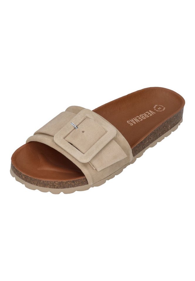 Verbenas REIKO Velour Pantolette Crudo