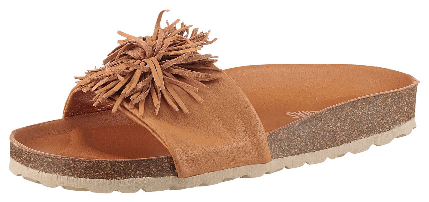 Verbenas Reina Ecobrush Pantolette, Sommerschuh, Schlappen, Strandschuh für den Sommer