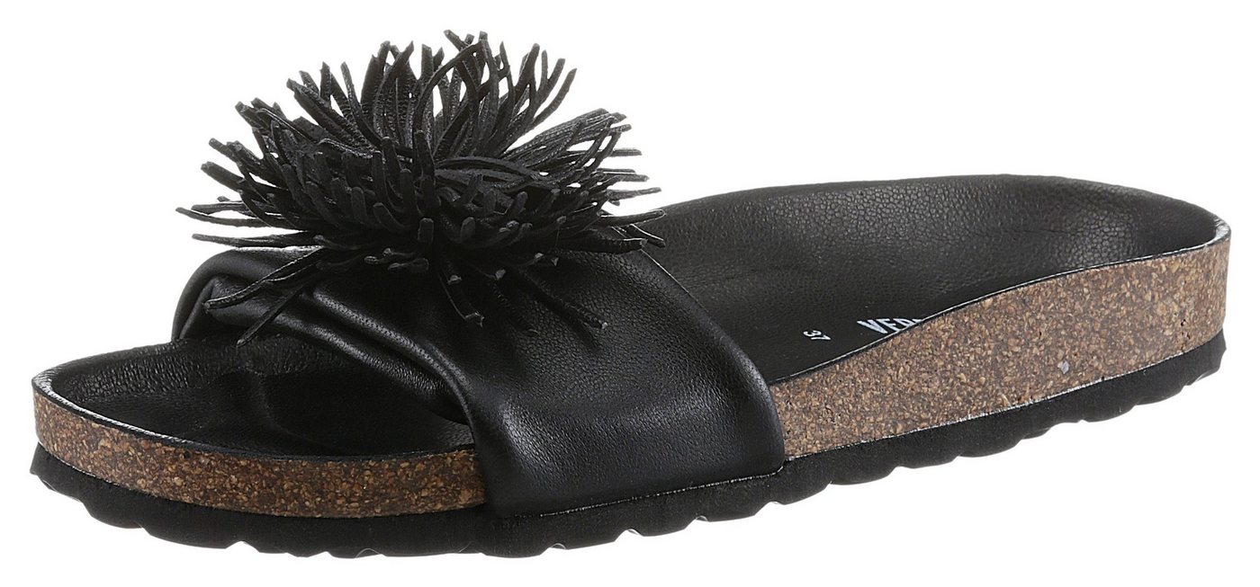 Verbenas Reina Ecobrush Pantolette, Sommerschuh, Schlappen, Strandschuh für den Sommer