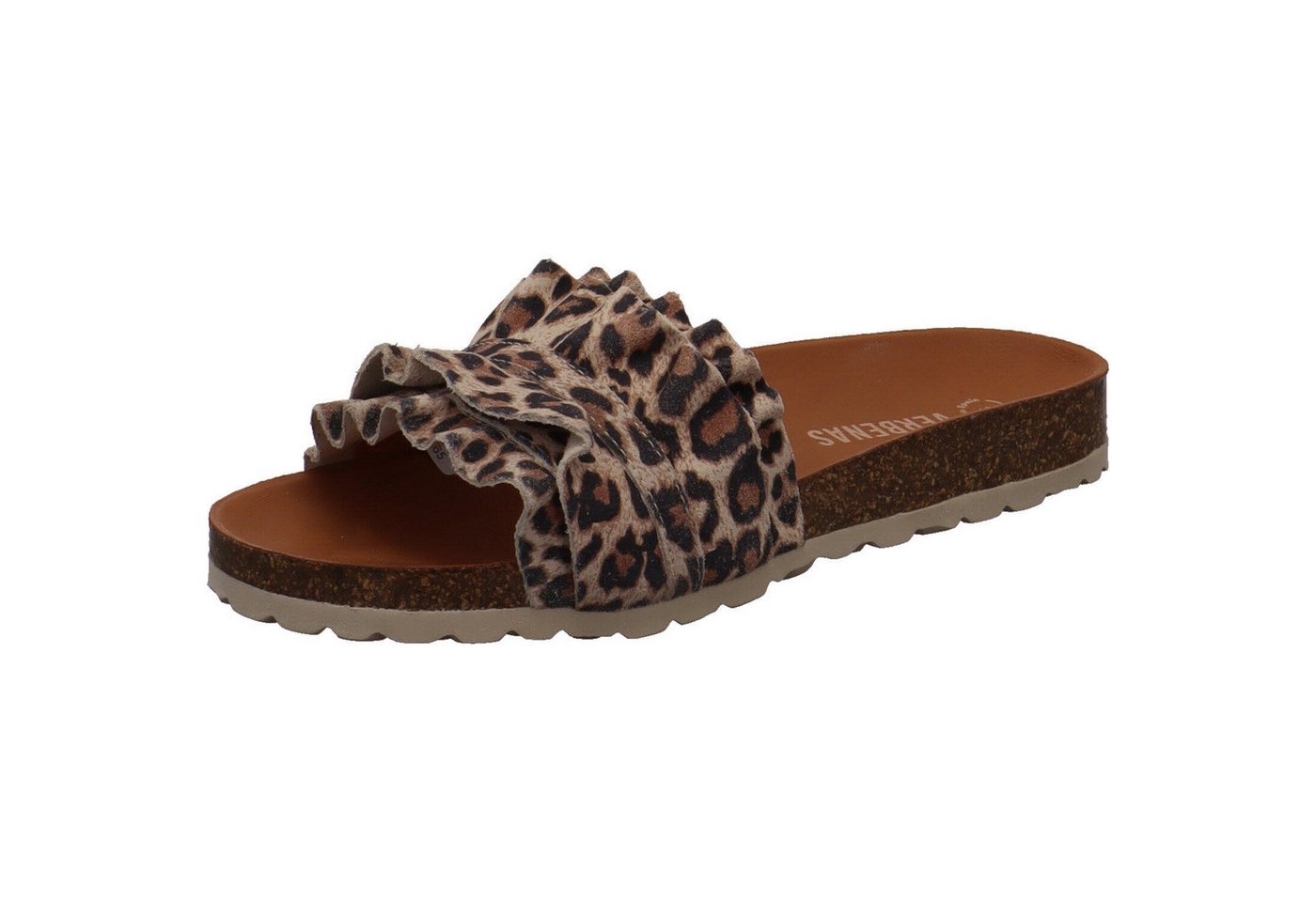 Verbenas Rocio Serraje Volante Leopardo Pantolette