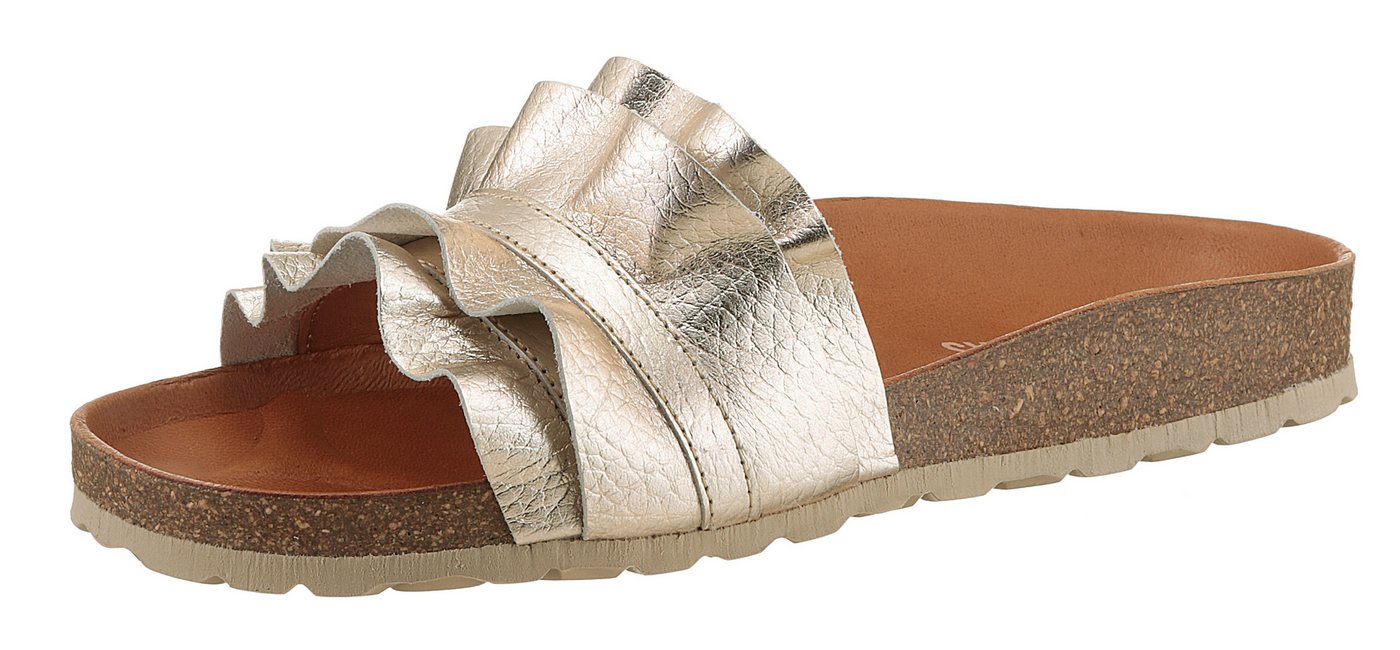 Verbenas Rocio Roda Pantolette Sommerschuh, Strandschuh, Flat mit vorgeformten Fußbett