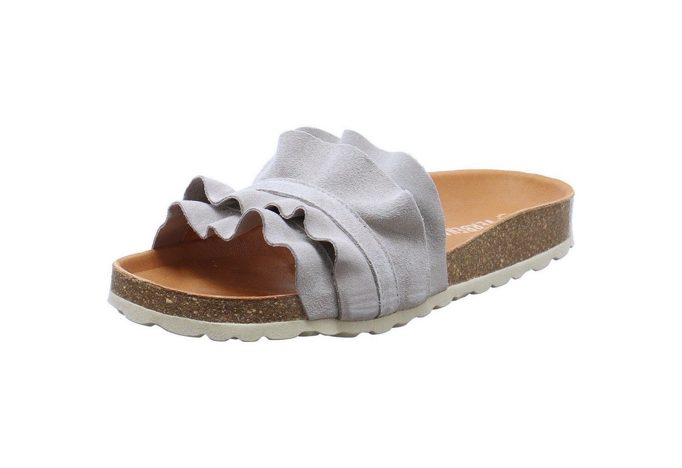 Verbenas Rocio Serraje Volante Pantolette (grau)