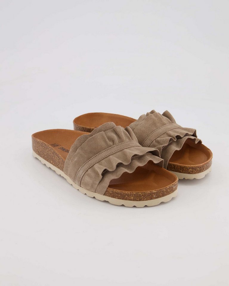 Verbenas Rocio Serraje Volante Pantolette Obermaterial: Leder (grau)
