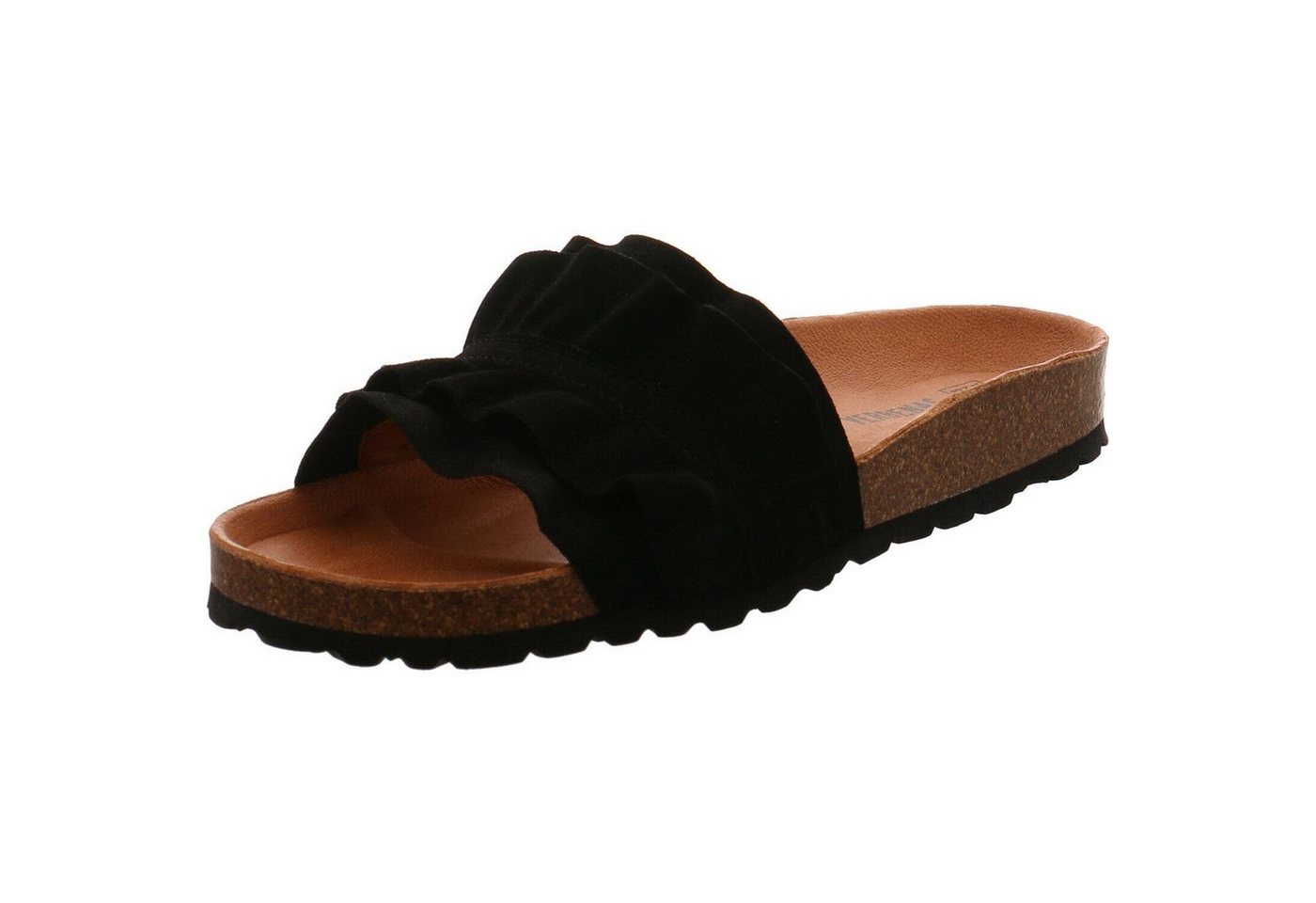 Verbenas Rocio Serraje Volante Pantolette (schwarz)