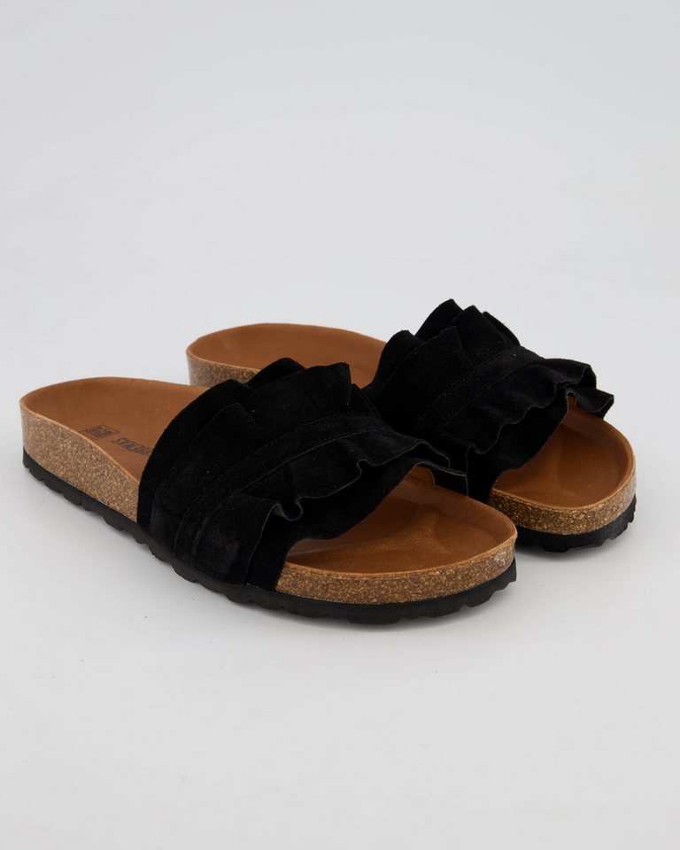 Verbenas Rocio Serraje Volante Pantolette Obermaterial: Leder