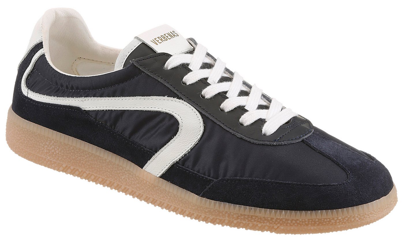 Verbenas SIMON Sneaker Retrosneaker, Schnürschuh, Freizeitsneaker mit honigfarbener Laufsohle