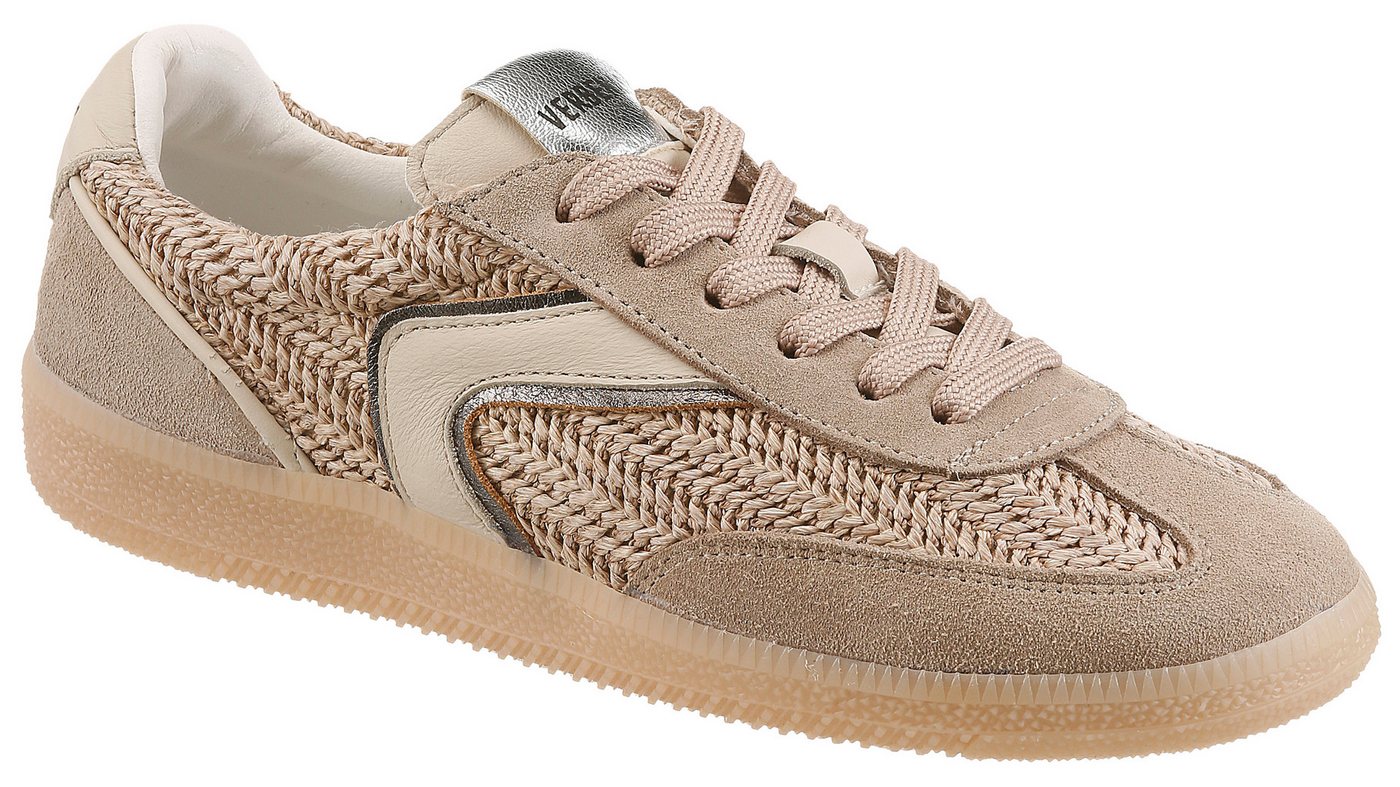 Verbenas SOUND TROPIC Sneaker Retrosneaker, Schnürer, Freizeitschuh mit Flechtbesatz (braun)
