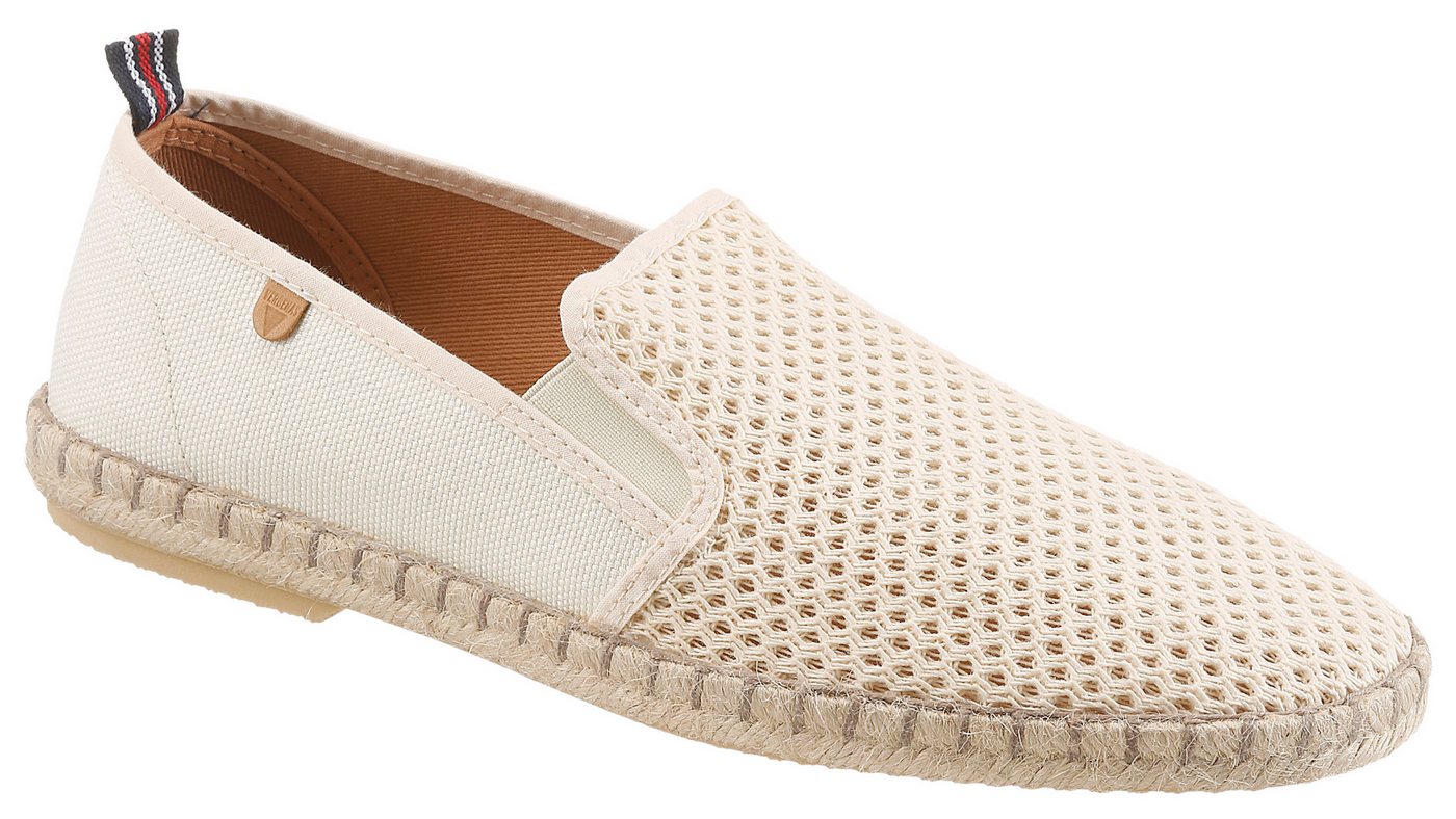 Verbenas Tom Pacific Espadrille Slipper, Sommerschuh, Strandschuh mit luftdurchlässiger Perforation (beige)