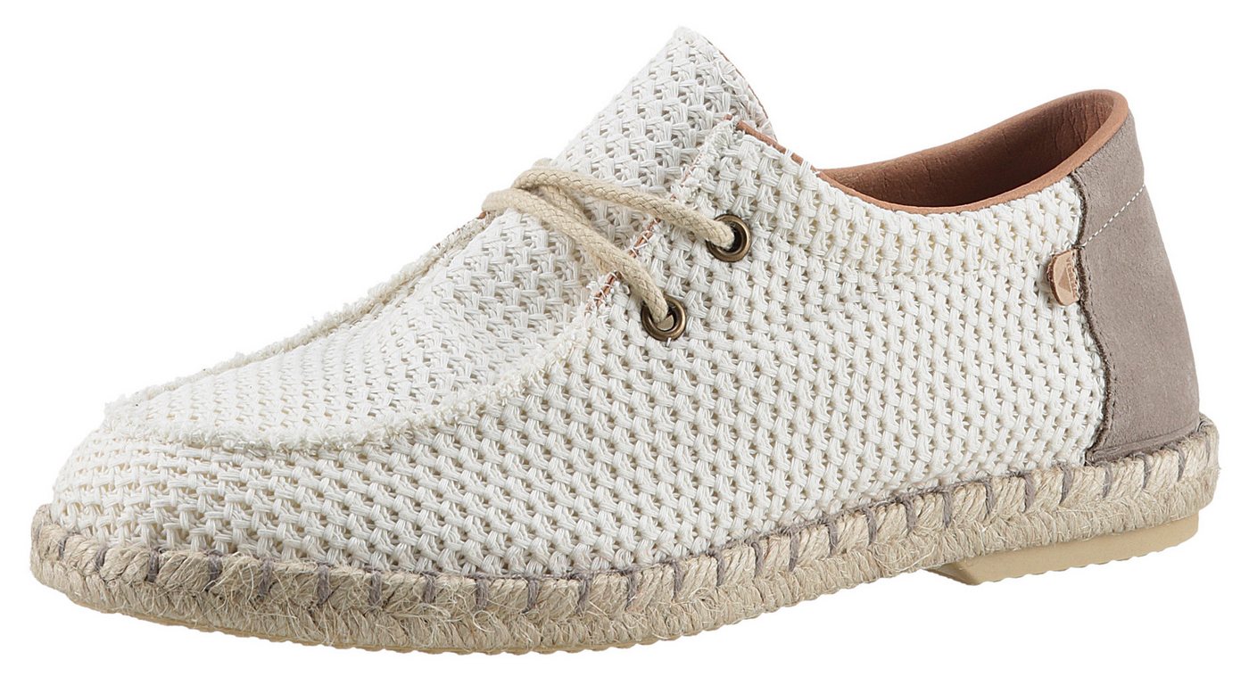 Verbenas TRUMAN BUZZBEE Bootsschuh, Espadrilles, Sommerschuh, Schnürschuh mit Juterahmen