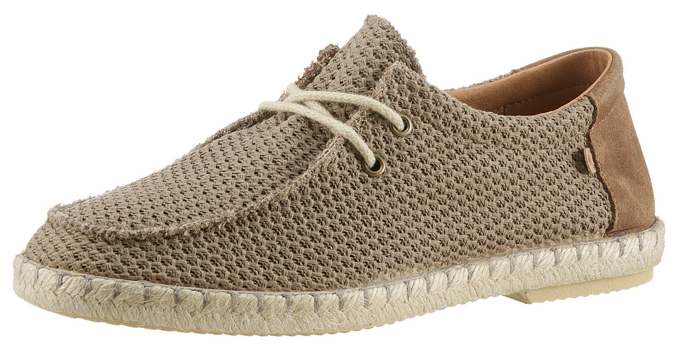 Verbenas TRUMAN BUZZBEE Bootsschuh, Espadrilles, Sommerschuh, Schnürschuh mit Juterahmen