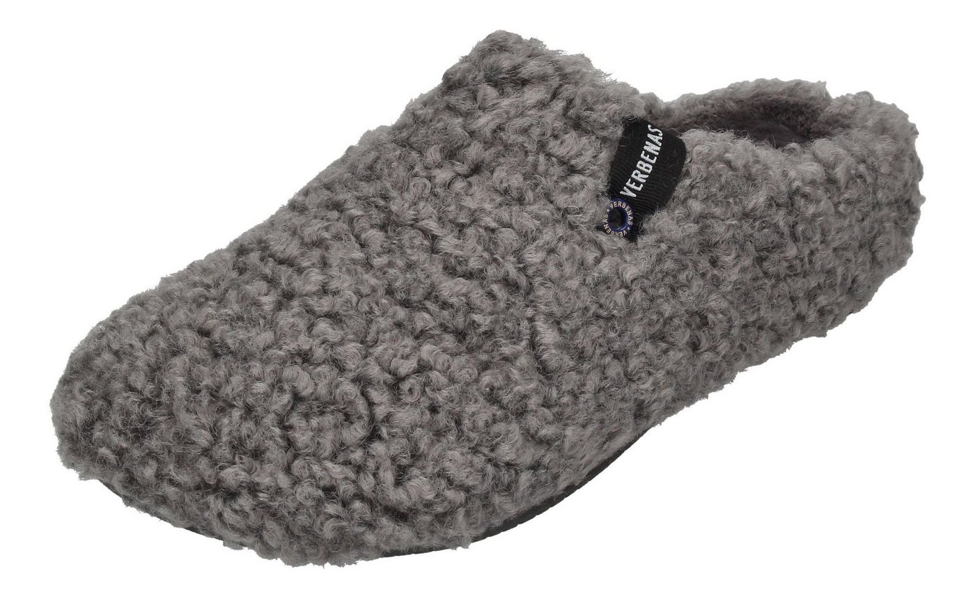 Verbenas YORK CURLY Hausschuh antracita