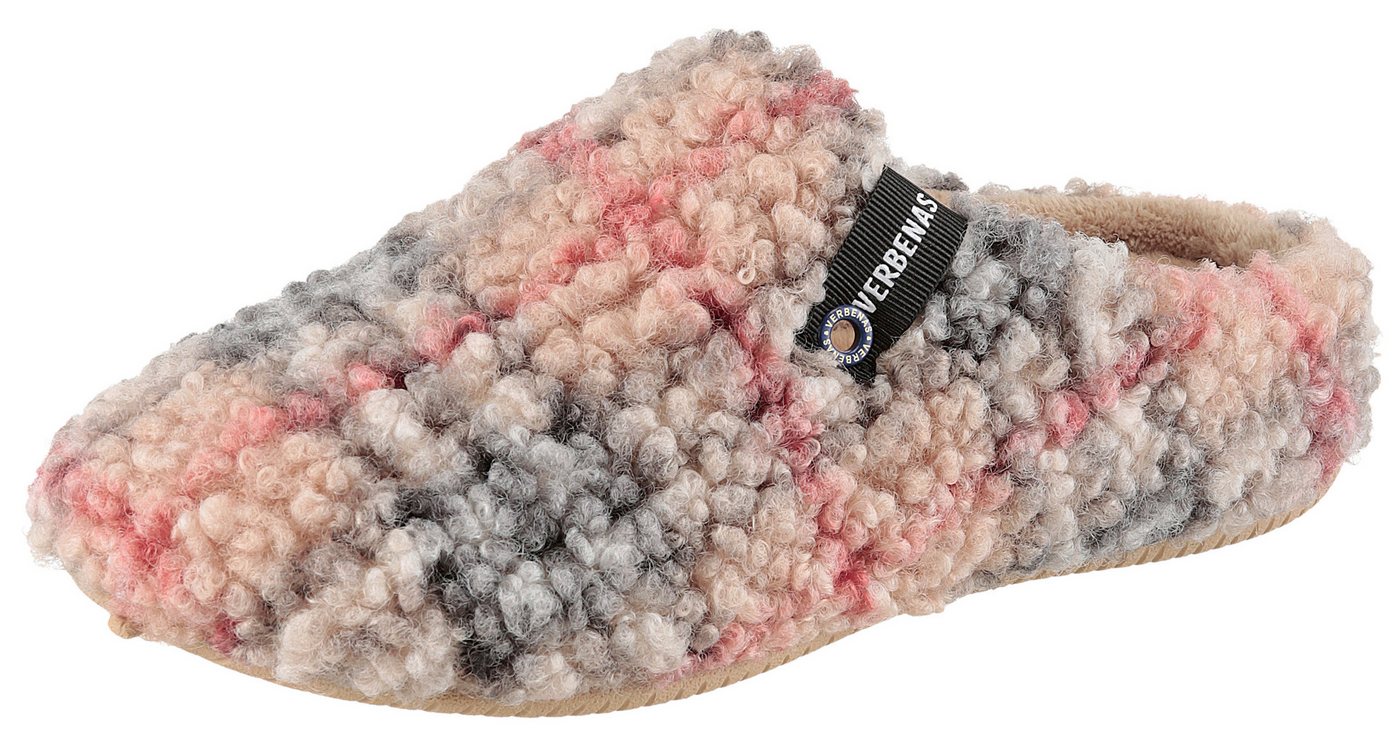 Verbenas York Gales Pantoffel in karierter Optik (beige)